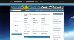 Desktop Screenshot of moonsunfavor.com